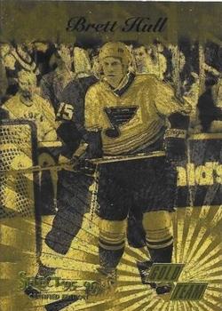 1995-96 Select Certified - Gold Team #6 Brett Hull Front