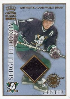 2003-04 Pacific Crown Royale - Game-Worn Jerseys (Hobby) #1 Sergei Fedorov Front