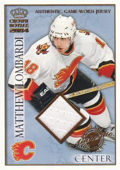 2003-04 Pacific Crown Royale - Game-Worn Jerseys (Hobby) #5 Matthew Lombardi Front