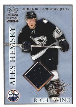 2003-04 Pacific Crown Royale - Game-Worn Jerseys (Hobby) #10 Ales Hemsky Front