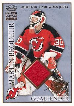 2003-04 Pacific Crown Royale - Game-Worn Jerseys (Hobby) #14 Martin Brodeur Front
