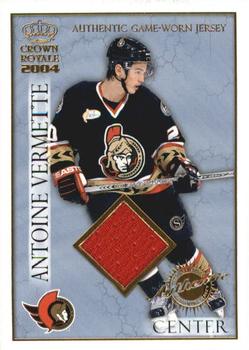 2003-04 Pacific Crown Royale - Game-Worn Jerseys (Hobby) #18 Antoine Vermette Front