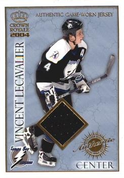 2003-04 Pacific Crown Royale - Game-Worn Jerseys (Hobby) #22 Vincent Lecavalier Front