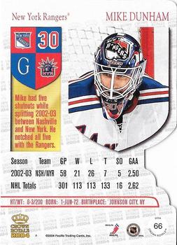2003-04 Pacific Crown Royale - Retail #66 Mike Dunham Back