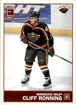 2003-04 Pacific Exhibit - Blue Backs #75 Cliff Ronning Front