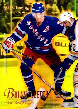 1995-96 Select Certified - Mirror Gold #27 Brian Leetch Front
