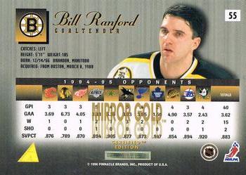1995-96 Select Certified - Mirror Gold #55 Bill Ranford Back
