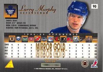 1995-96 Select Certified - Mirror Gold #90 Larry Murphy Back