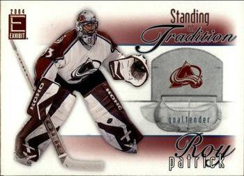 2003-04 Pacific Exhibit - Standing on Tradition #3 Patrick Roy Front