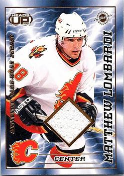 2003-04 Pacific Heads Up - Game-Worn Jerseys #6 Matthew Lombardi Front