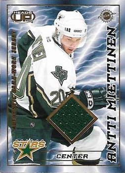 2003-04 Pacific Heads Up - Game-Worn Jerseys #9 Antti Miettinen Front