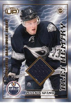 2003-04 Pacific Heads Up - Game-Worn Jerseys #11 Ales Hemsky Front