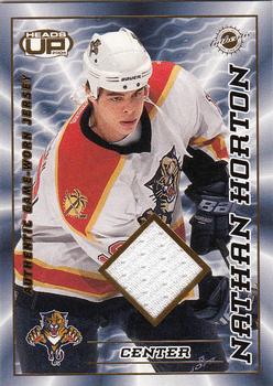 2003-04 Pacific Heads Up - Game-Worn Jerseys #13 Nathan Horton Front