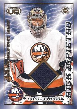 2003-04 Pacific Heads Up - Game-Worn Jerseys #19 Rick DiPietro Front