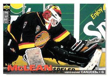 1995-96 Collector's Choice #71 Kirk McLean Front
