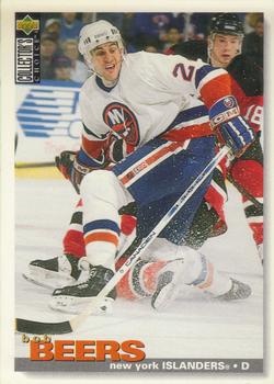 1995-96 Micah Aivazoff New York Islanders Game Worn Jersey - Fisherman  Crest