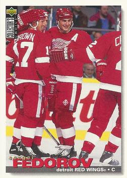 1995-96 Collector's Choice #148 Sergei Fedorov Front