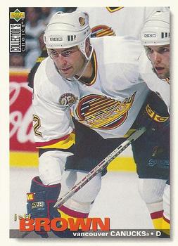 1995-96 Collector's Choice #301 Jeff Brown Front
