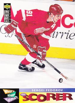 1995-96 Collector's Choice #365 Sergei Fedorov Front