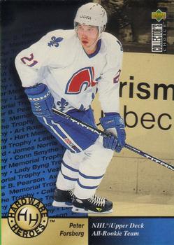1995-96 Collector's Choice #371 Peter Forsberg Front
