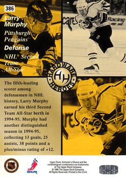 1995-96 Collector's Choice #386 Larry Murphy Back