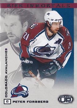 2003-04 Pacific Heads Up - Rink Immortals #2 Peter Forsberg Front