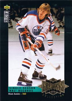 1995-96 Collector's Choice - Wayne Gretzky's Record Collection #G2 Wayne Gretzky Front