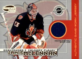 2003-04 Pacific Invincible - Jerseys #4 Jamie McLennan Front