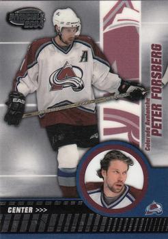 2003-04 Pacific Invincible - Retail #21 Peter Forsberg Front