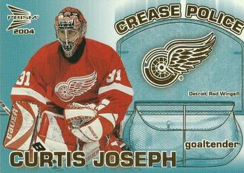 2003-04 Pacific Prism - Crease Police #4 Curtis Joseph Front