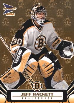 2003-04 Pacific Prism - Gold #9 Jeff Hackett Front