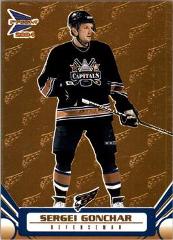 2003-04 Pacific Prism - Gold #99 Sergei Gonchar Front