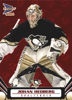 2003-04 Pacific Prism - Red #80 Johan Hedberg Front