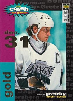 1995-96 Collector's Choice - You Crash the Game Gold #C3 Wayne Gretzky Front