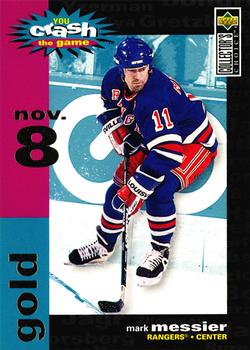 1995-96 Collector's Choice - You Crash the Game Gold #C6 Mark Messier Front