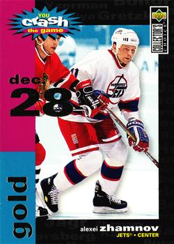 1995-96 Collector's Choice - You Crash the Game Gold #C8 Alexei Zhamnov Front