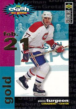 1995-96 Collector's Choice - You Crash the Game Gold #C15 Pierre Turgeon Front