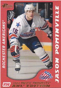 2003-04 Pacific Prospects AHL - Gold #71 Jason Pominville Front