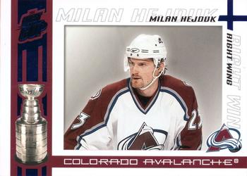 2003-04 Pacific Quest for the Cup - Blue #24 Milan Hejduk Front
