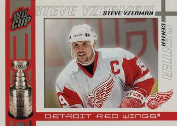 2003-04 Pacific Quest for the Cup - Blue #41 Steve Yzerman Front