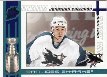 2003-04 Pacific Quest for the Cup - Blue #88 Jonathan Cheechoo Front