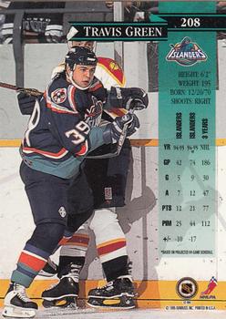 1995-96 Donruss #208 Travis Green Back