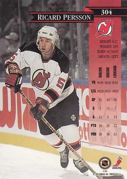 1995-96 Donruss #304 Ricard Persson Back