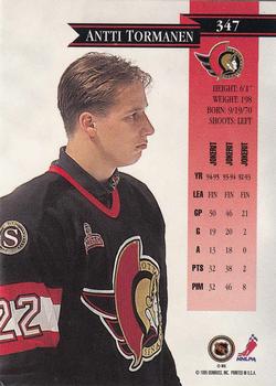 1995-96 Donruss #347 Antti Tormanen Back