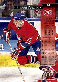 1995-96 Donruss #61 Pierre Turgeon Back