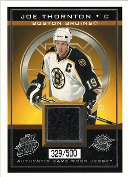 2003-04 Pacific Quest for the Cup - Jerseys #2 Joe Thornton Front