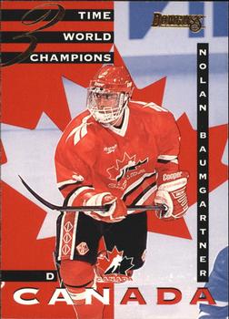 1995-96 Donruss - Canadian World Junior Team #3 Nolan Baumgartner Front
