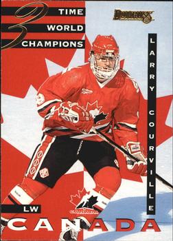 1995-96 Donruss - Canadian World Junior Team #11 Larry Courville Front