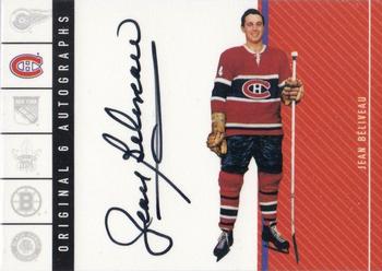 2003-04 Parkhurst Original Six Montreal - Autographs #OS-JBE Jean Beliveau Front