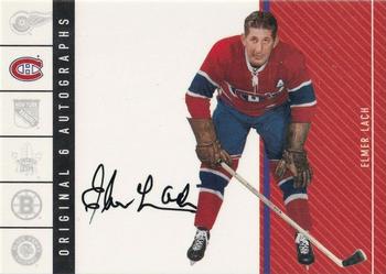 2003-04 Parkhurst Original Six Montreal - Autographs #OS-ELA Elmer Lach Front